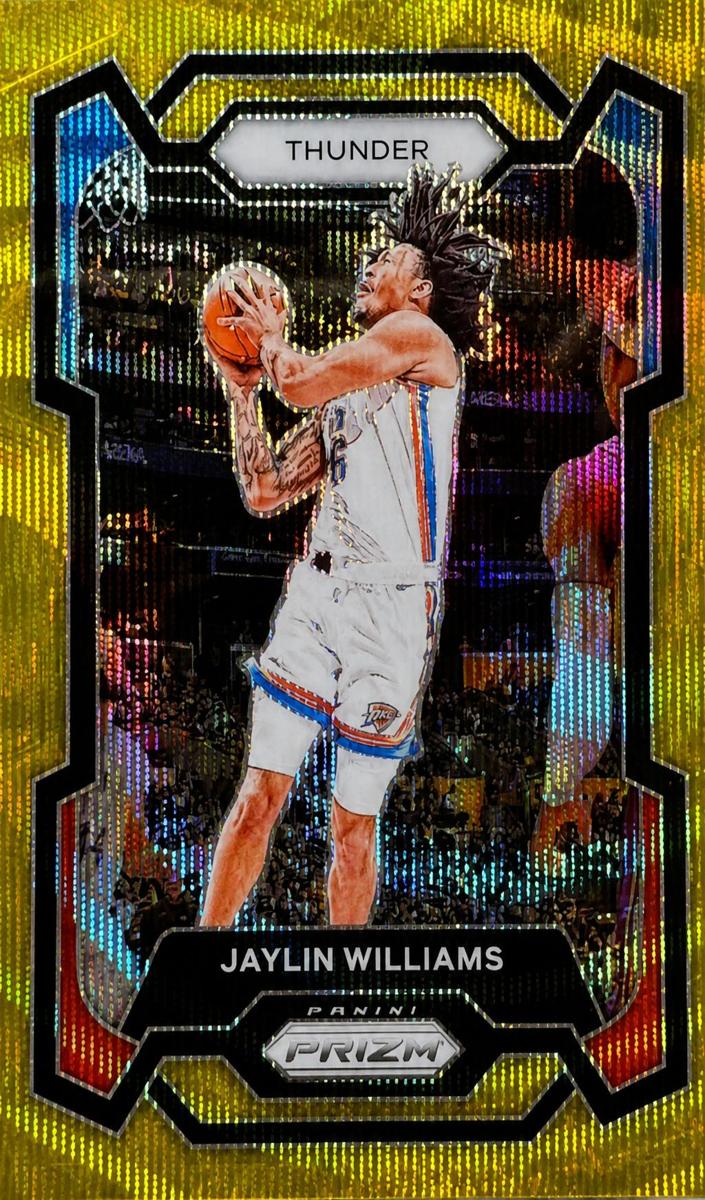 2023 Panini Prizm Basketball Gold Wave Jaylin Williams #214