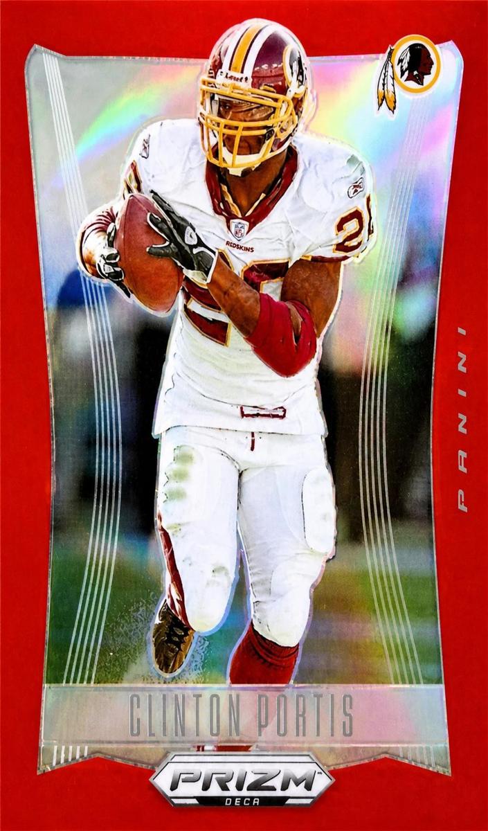 2024 Panini Prizm Deca Football Red Clinton Portis #300 PSA 9