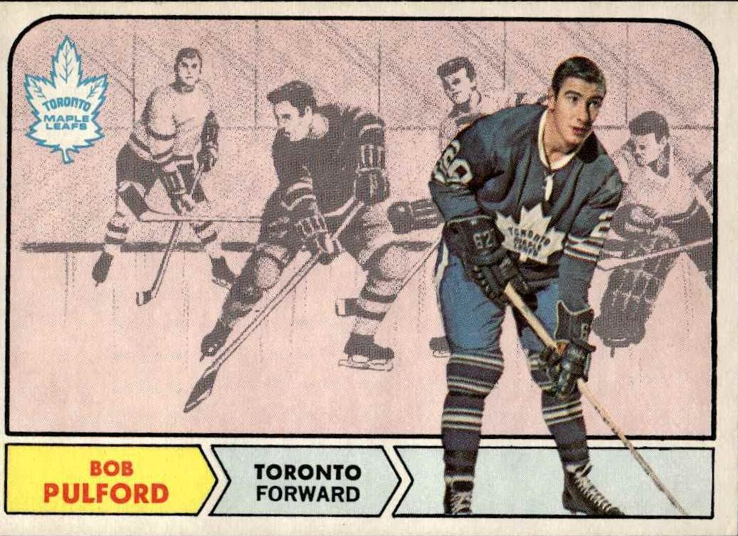 1968 O-Pee-Chee Hockey Bob Pulford #129 PSA 6