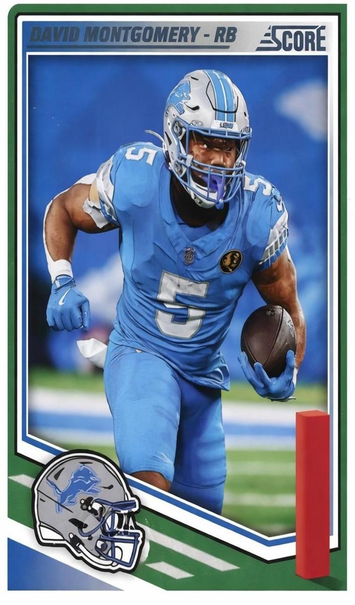 2025 Panini Score Football David Montgomery #103