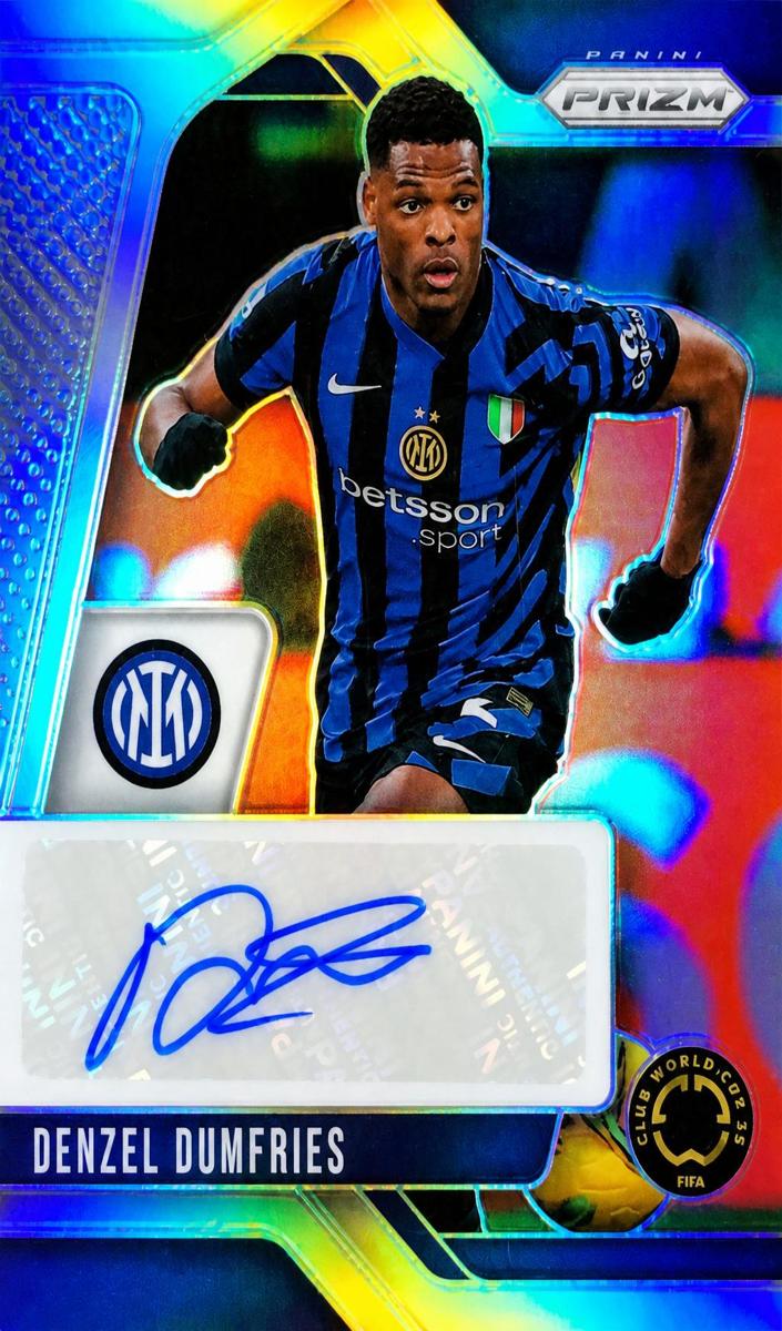 2025 Panini Prizm FIFA Club World Cup Soccer Silver Denzel Dumfries #S-DD