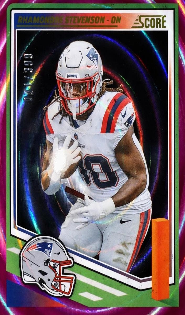 2025 Panini Score Football Rhamondre Stevenson #211