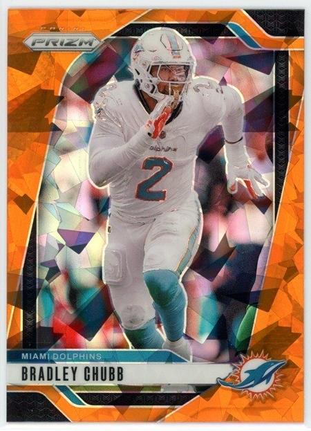 2024 Panini Prizm Football Orange Ice Bradley Chubb #181