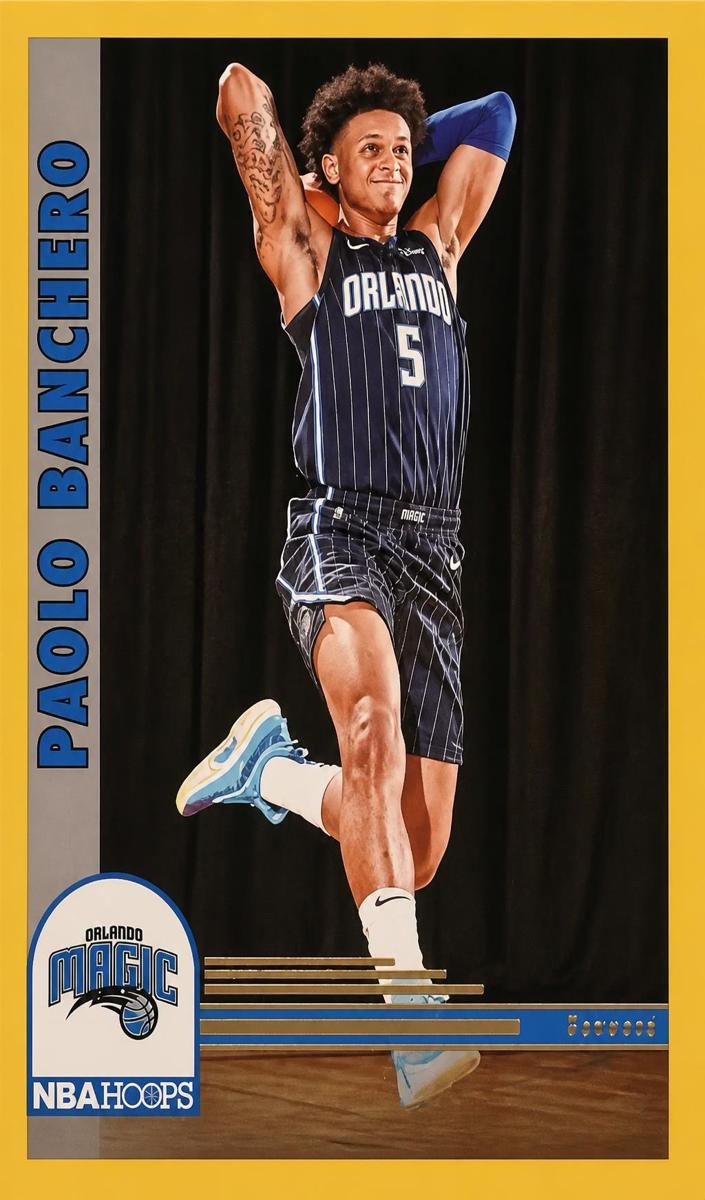 2022 Panini Hoops Basketball Yellow Paolo Banchero #281 PSA 10