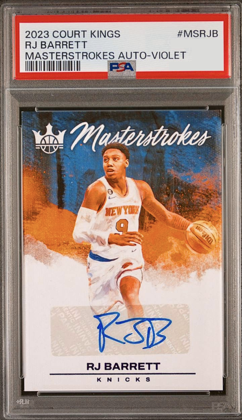 2023 Panini Court Kings Basketball Violet RJ Barrett #MS-RJB