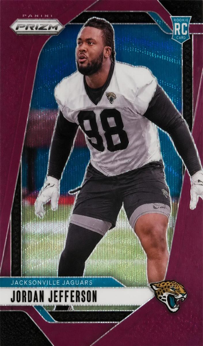 2024 Panini Prizm Football Purple Wave Jordan Jefferson #358