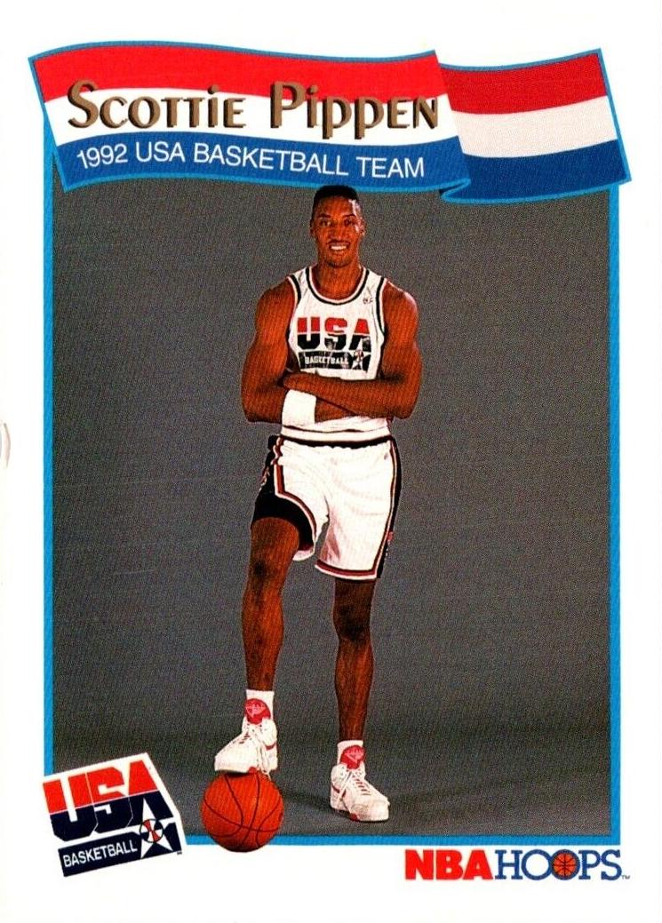 1991 Hoops McDonald's Basketball Scottie Pippen #58 PSA 9