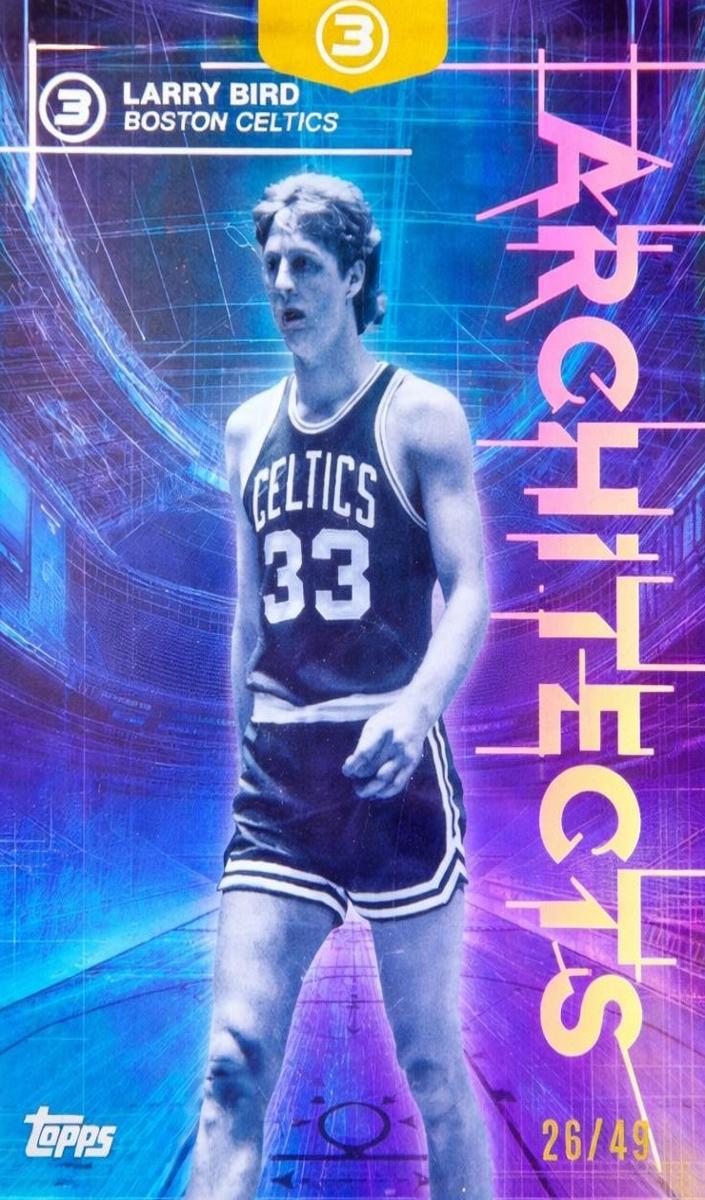 2025 Topps Three Basketball Larry Bird #AR-29