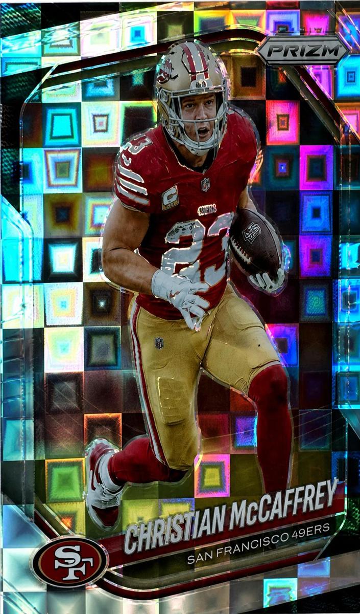 2025 Panini Prizm Football Pandora Christian McCaffrey #156