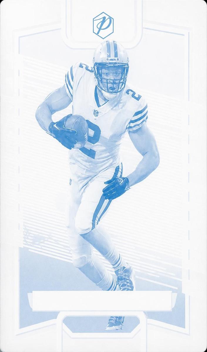 2023 Panini Absolute Football Printing Plates Cyan Amari Cooper #84