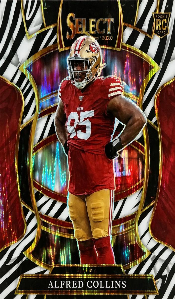 2025 Panini Select Football Zebra Alfred Collins #17