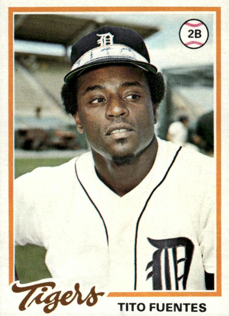 1978 Topps Baseball Tito Fuentes #385 PSA 9