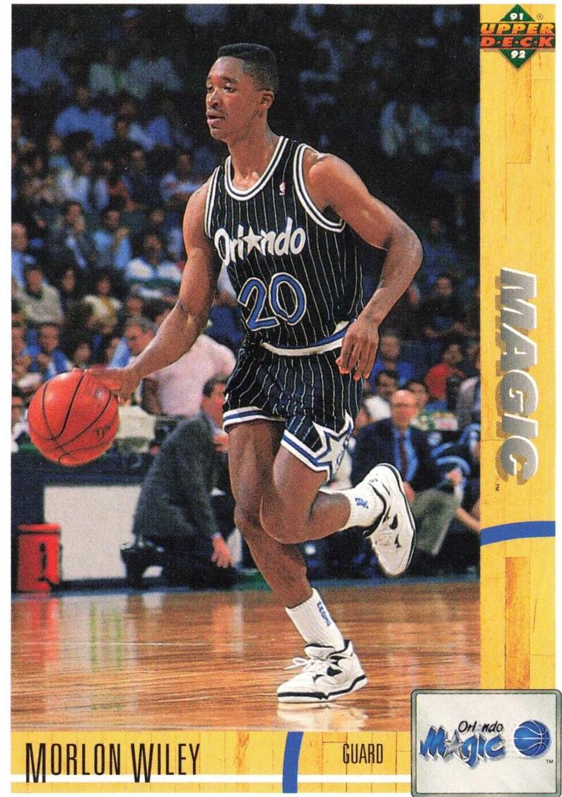 1991 Upper Deck Basketball Morlon Wiley #26 PSA 9