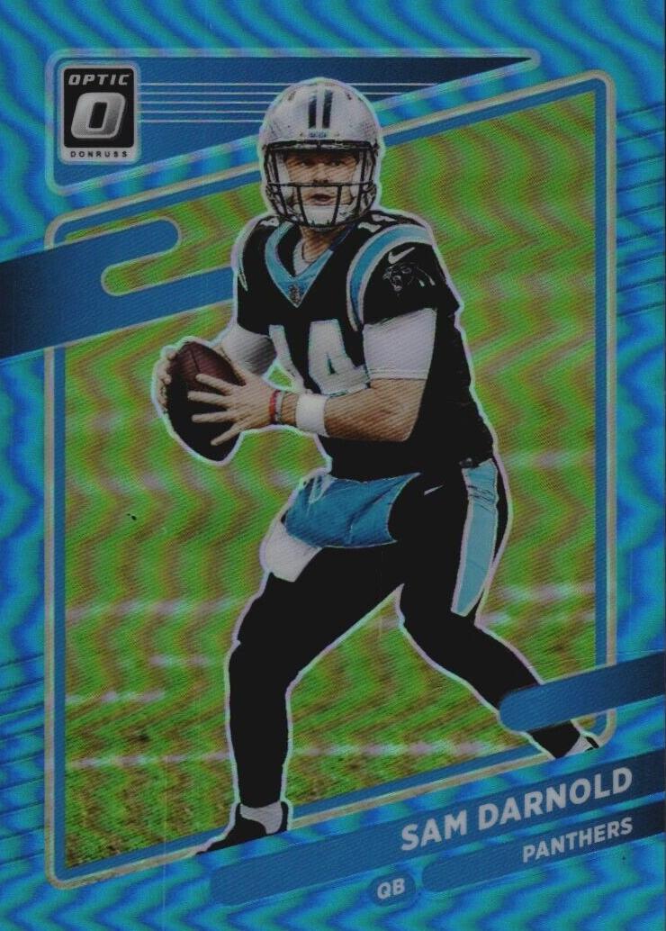 2021 Donruss Optic Football Aqua Sam Darnold #159