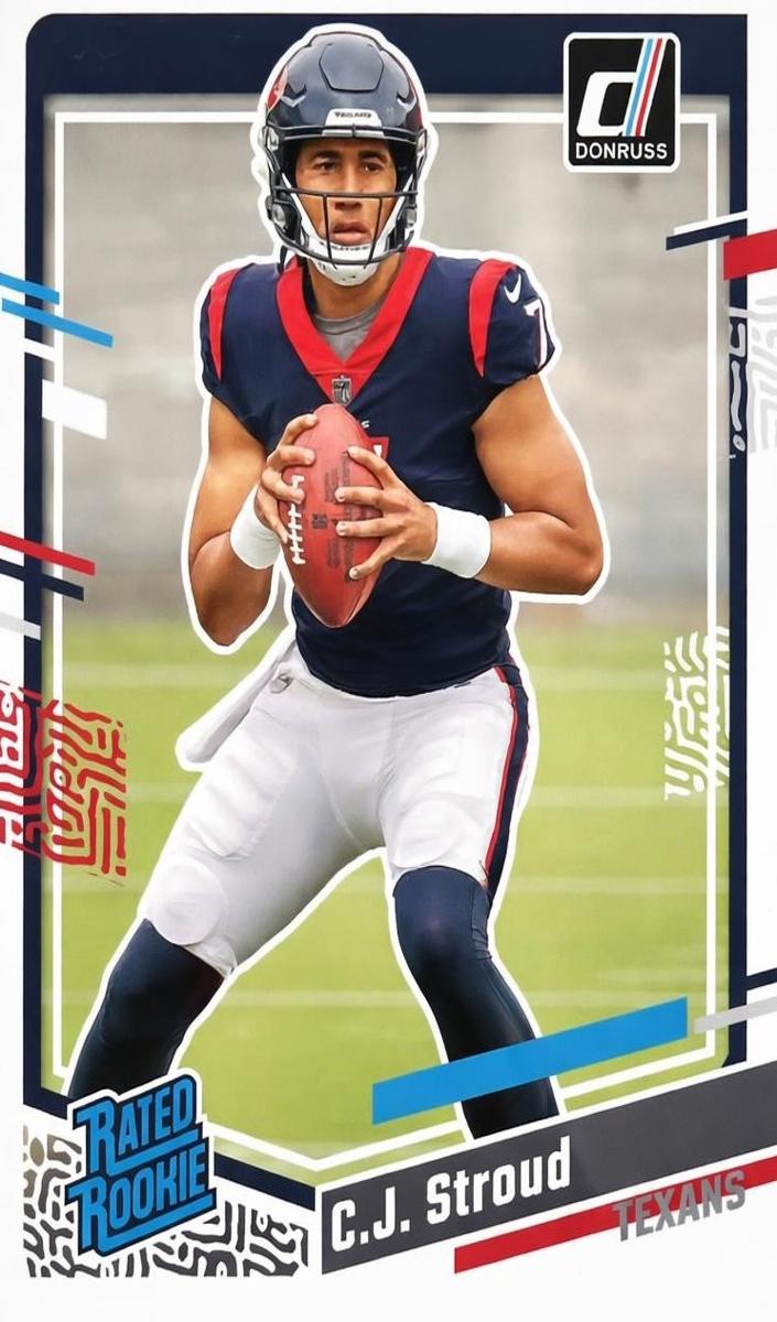 2023 Panini Donruss Football Aqueous Test C.J. Stroud #339 PSA 8.5