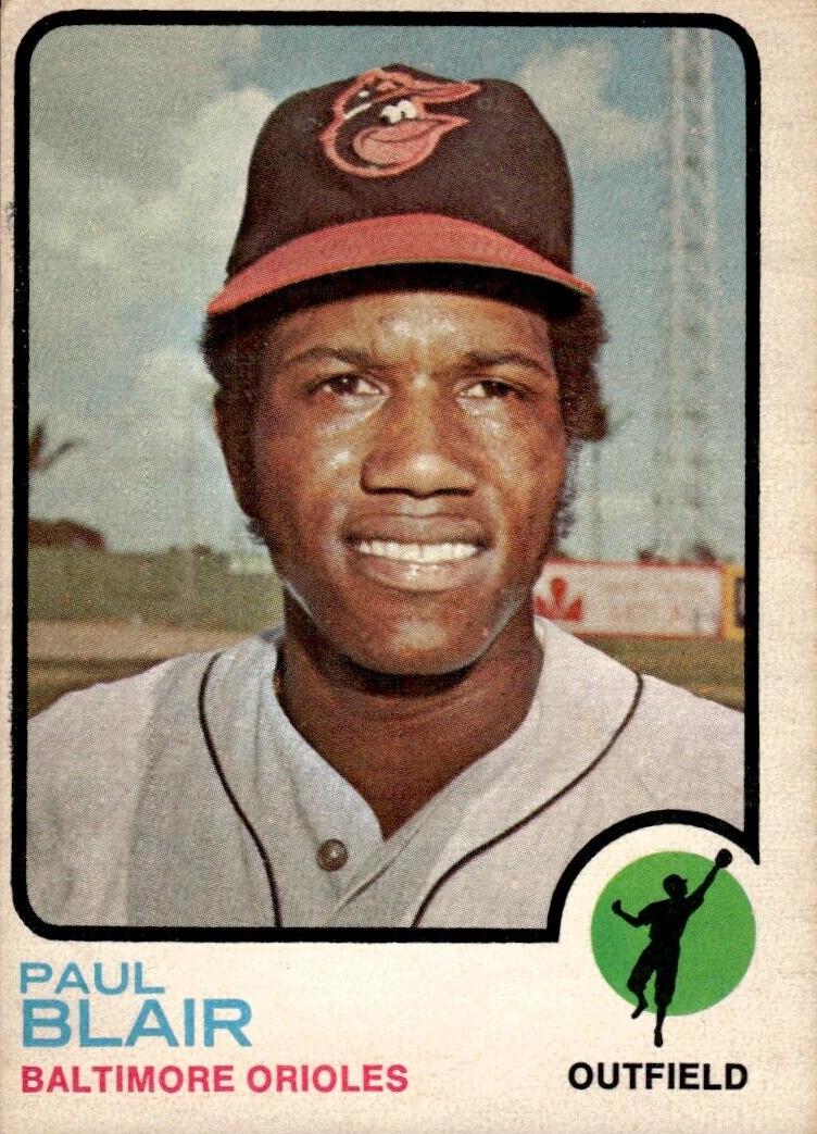 1973 O-Pee-Chee Baseball Paul Blair #528