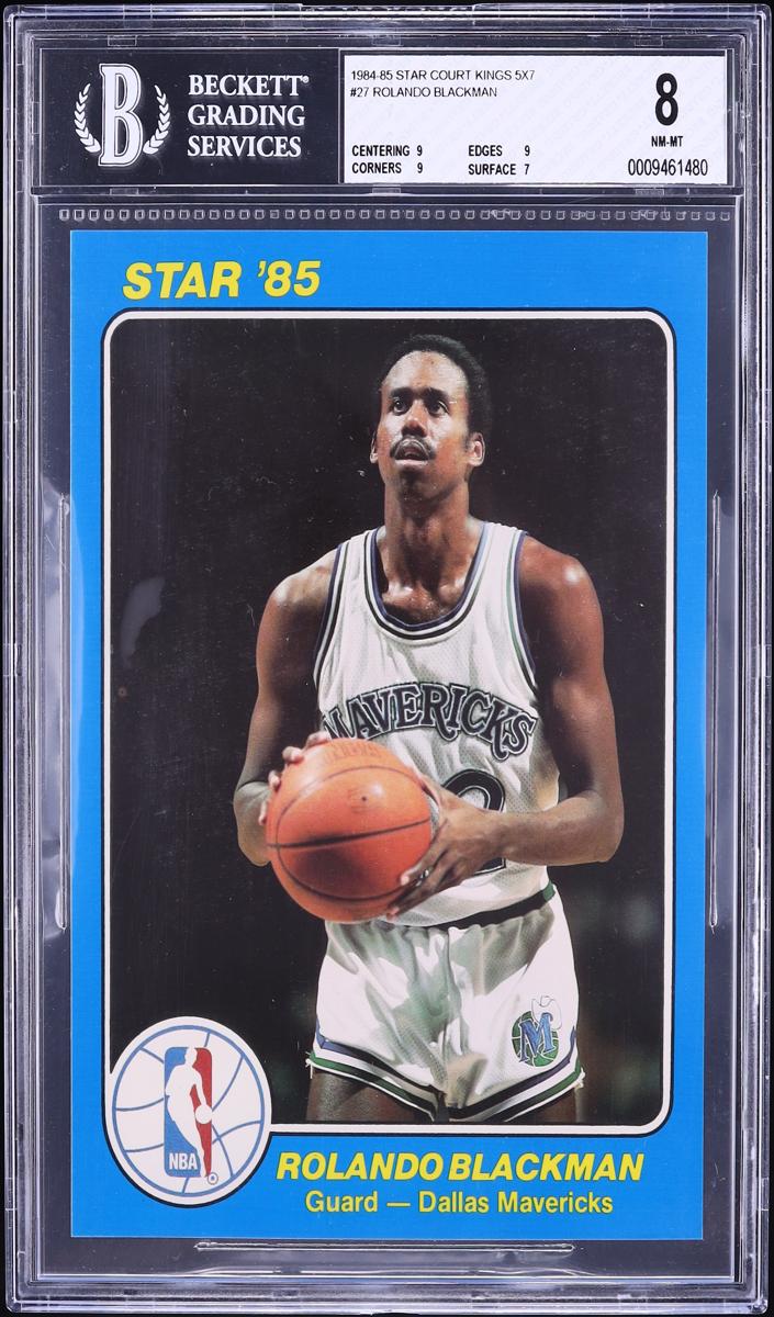 1984 Star Basketball Rolando Blackman #27 PSA 5