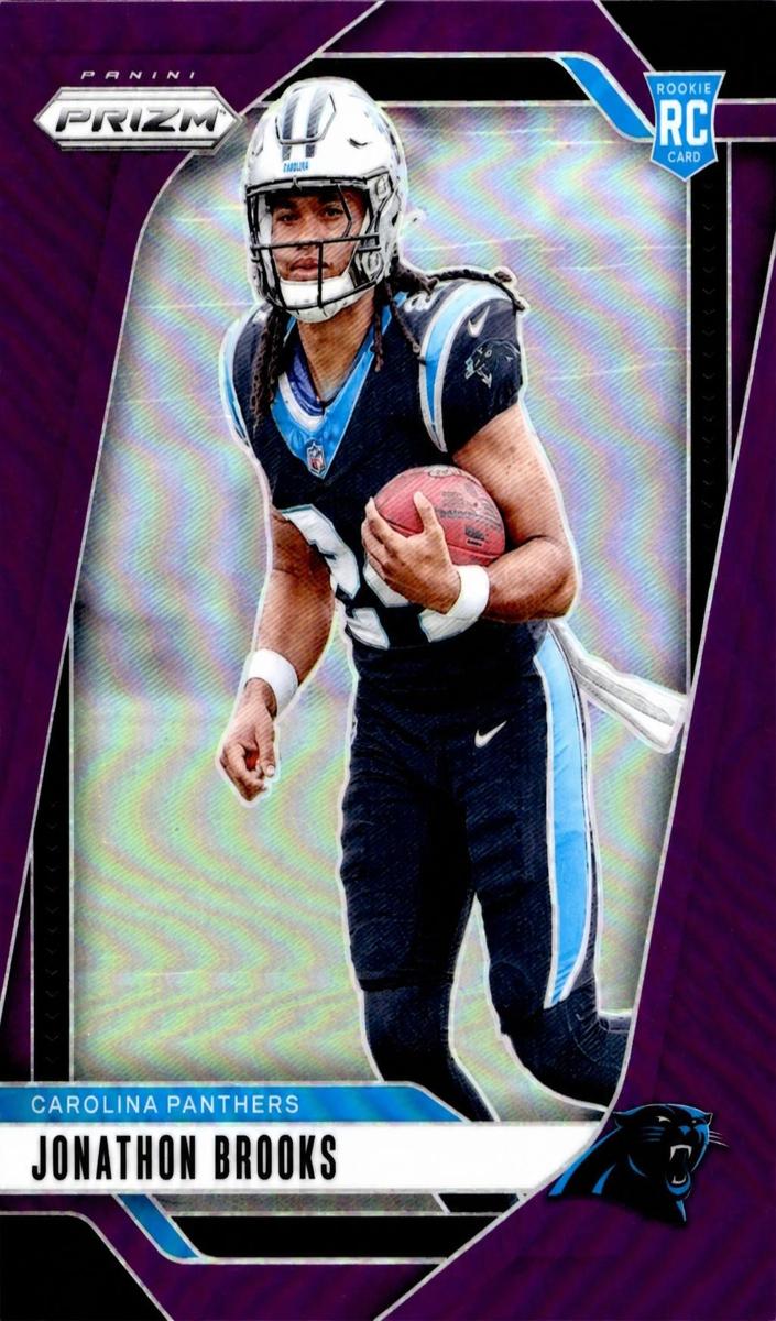 2024 Panini Prizm Football Purple Jonathon Brooks #357