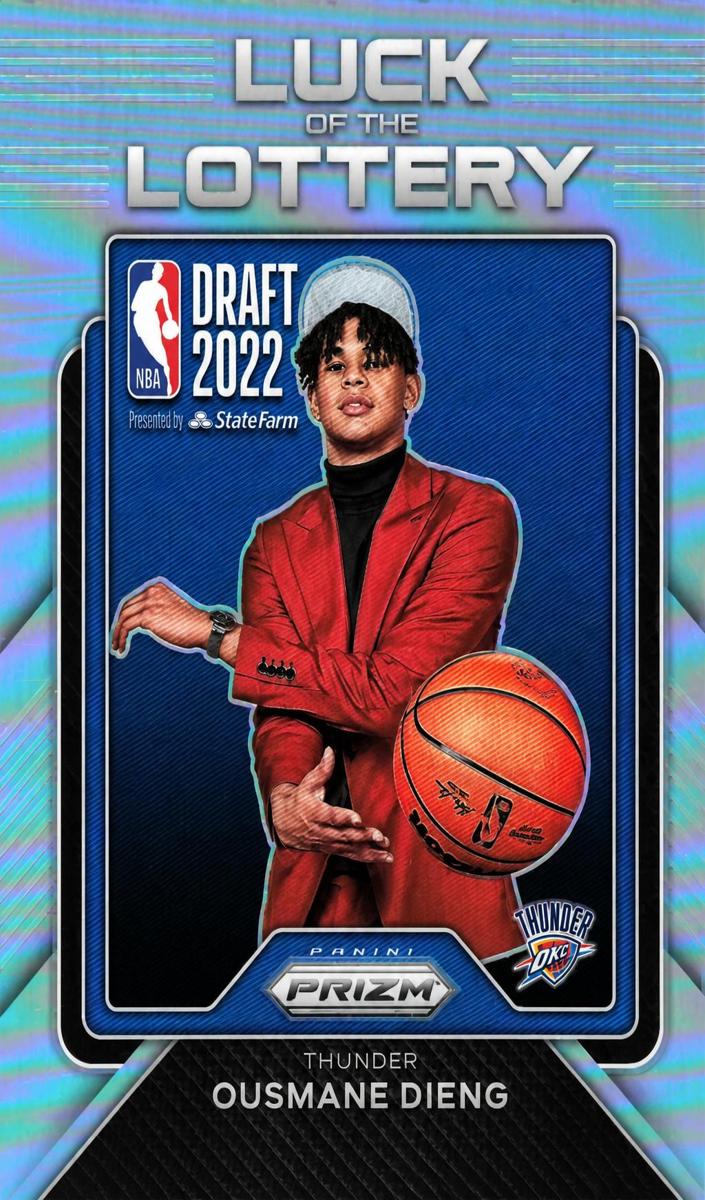 2022 Panini Prizm Basketball Silver Ousmane Dieng #2 PSA 8