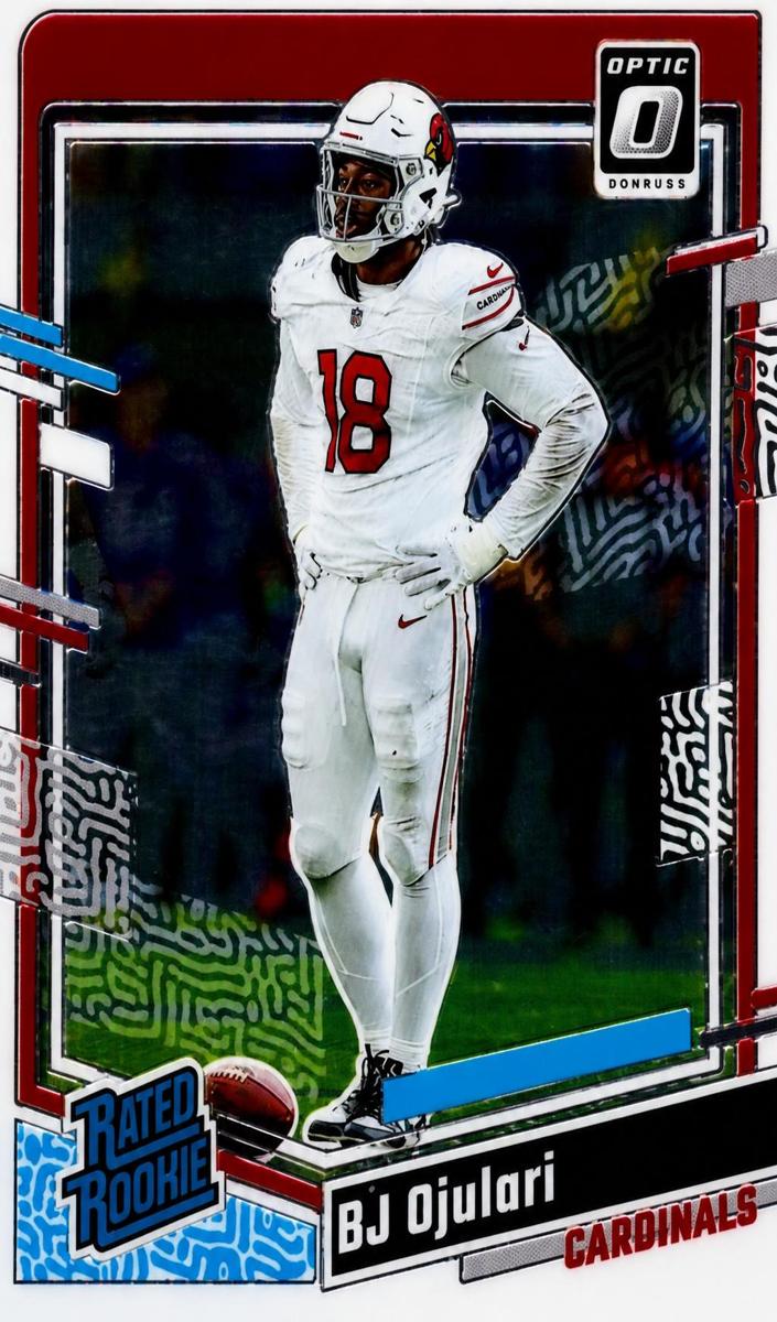 2023 Donruss Optic Football BJ Ojulari #201 PSA 8