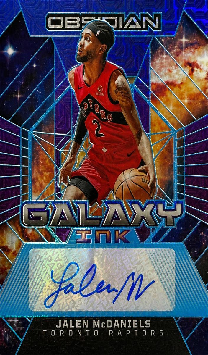 2023 Panini Obsidian Basketball Electric Etch Deep Sea Mojo Jalen McDaniels #GI-MCD