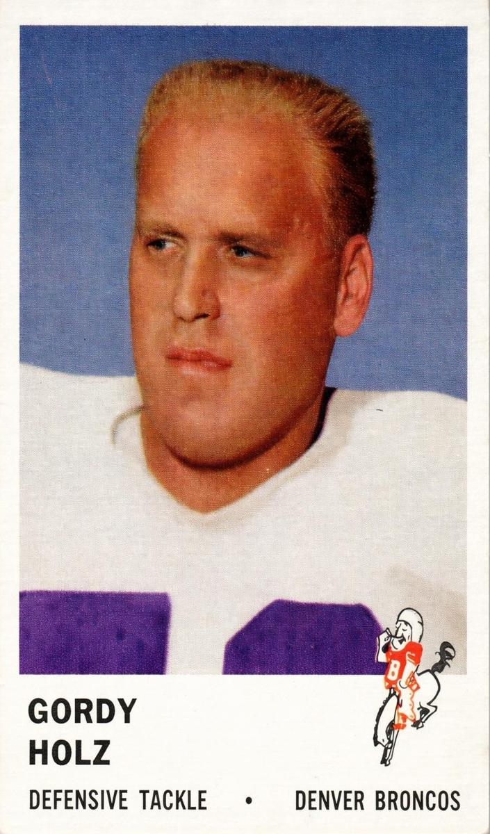 1961 Fleer Football Gordy Holz #154