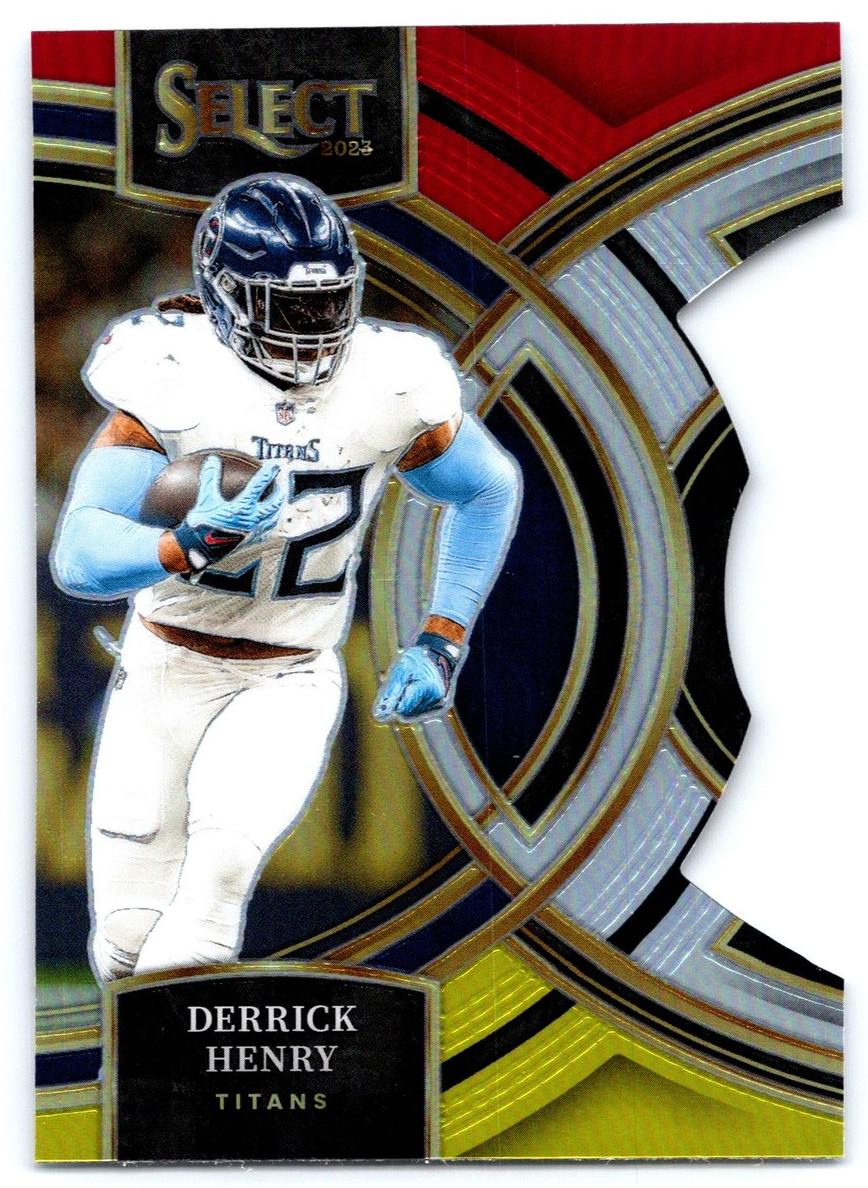 2023 Panini Prizm Football Red Yellow Derrick Henry #284 PSA 10