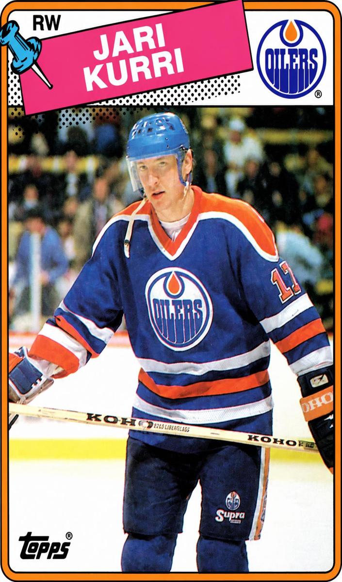 1988 Topps Hockey Jari Kurri #147 PSA 9