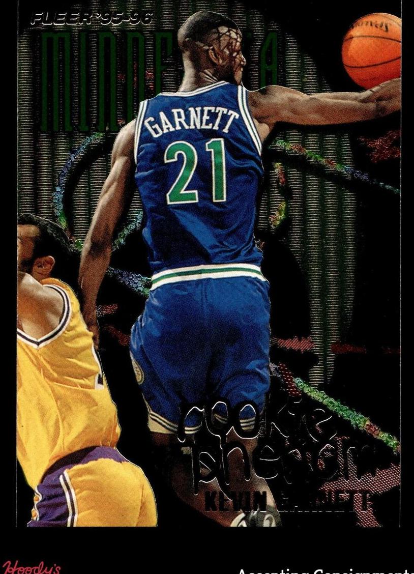 1995 Fleer Basketball Kevin Garnett #1 PSA 10