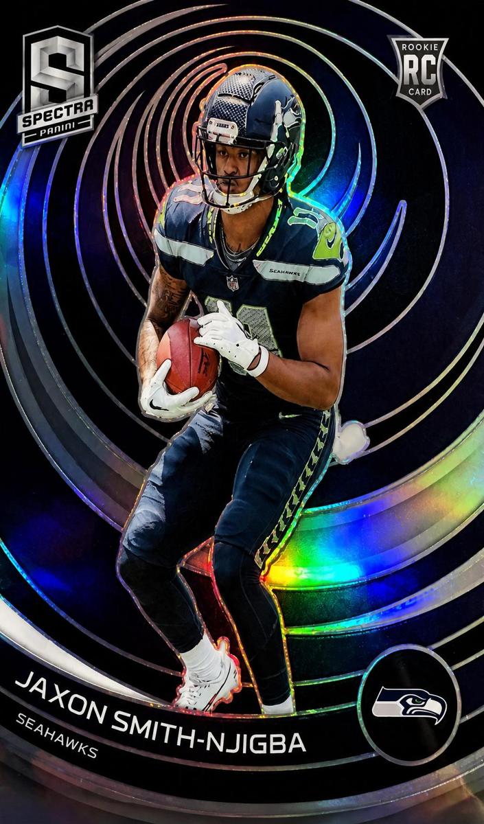 2023 Panini Spectra Football Universal Die Cut Jaxon Smith-Njigba #126 PSA 9