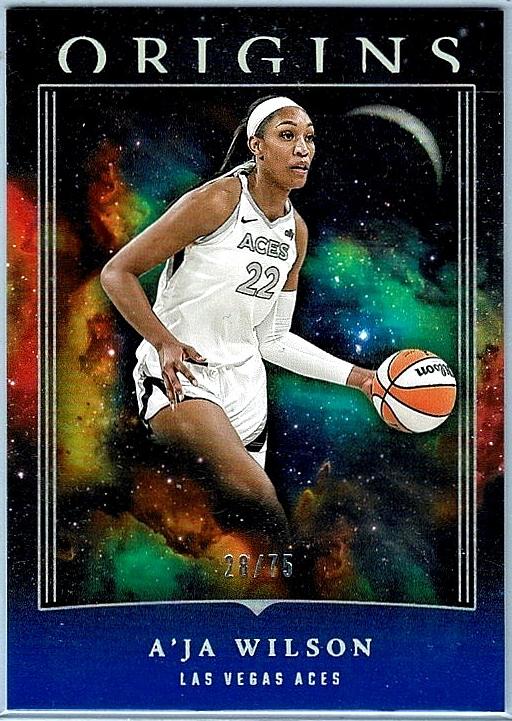 2024 Panini Origins WNBA Basketball Blue A'ja Wilson #34