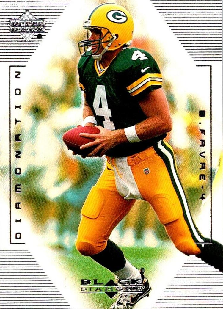 1999 Upper Deck Black Diamond Football Brett Favre #D1