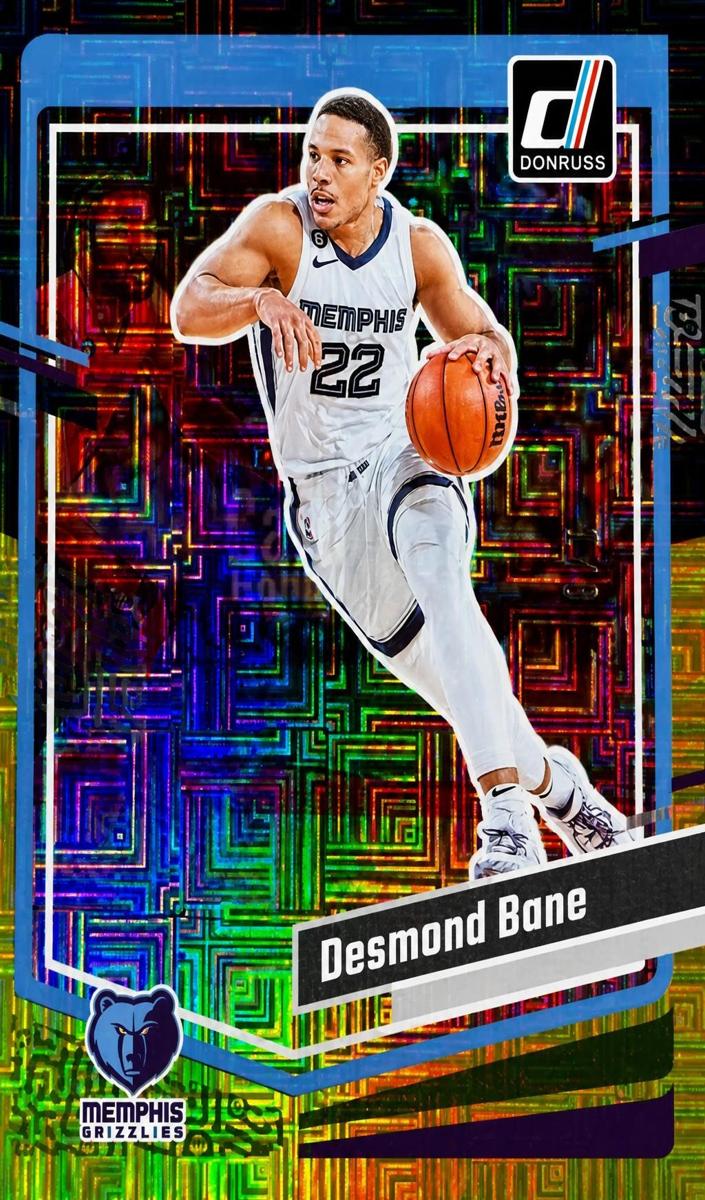 2023 Panini Donruss Basketball Choice Black Gold Desmond Bane #9
