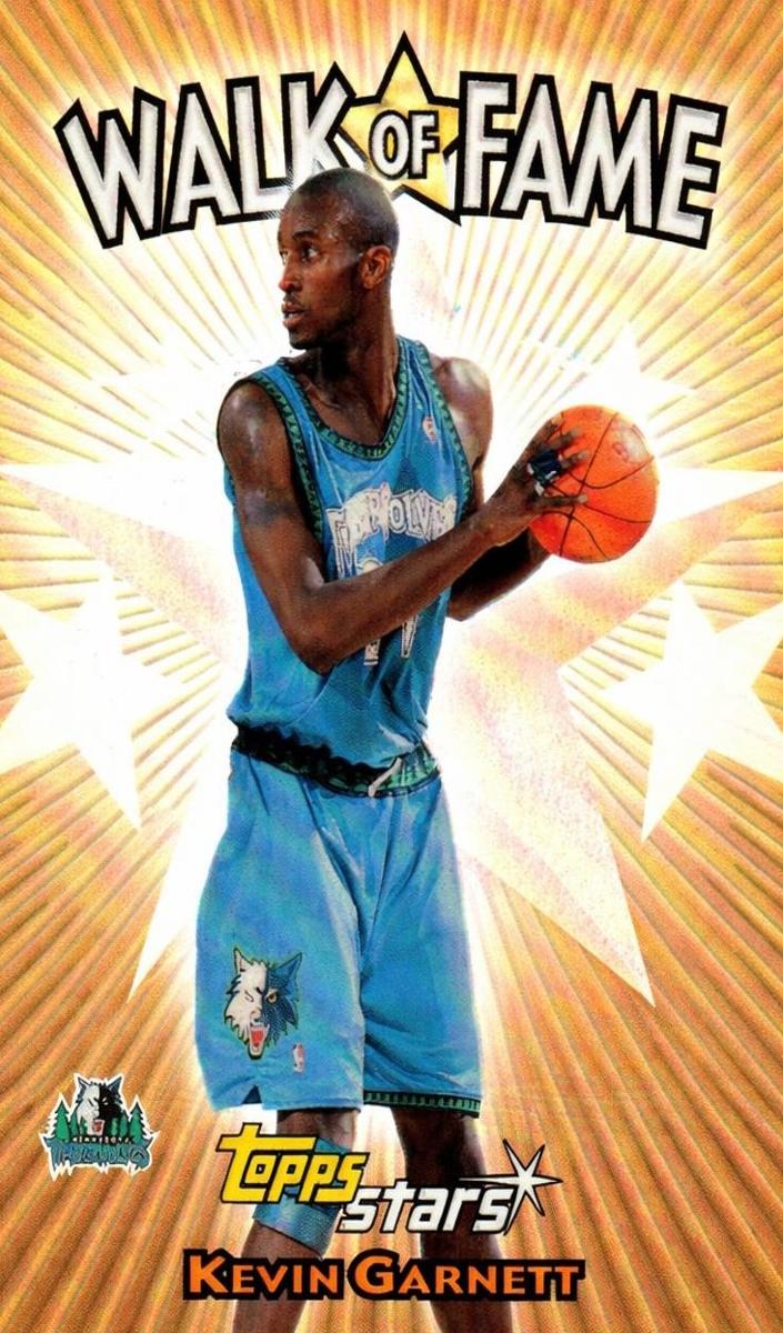 2000 Topps Stars Basketball Kevin Garnett #WF3 PSA 8