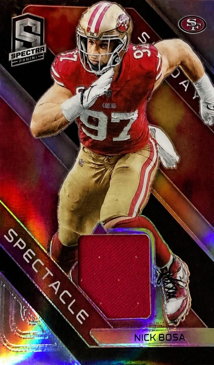 2023 Panini Spectra Football Meta Nick Bosa #SS-NBO PSA 9