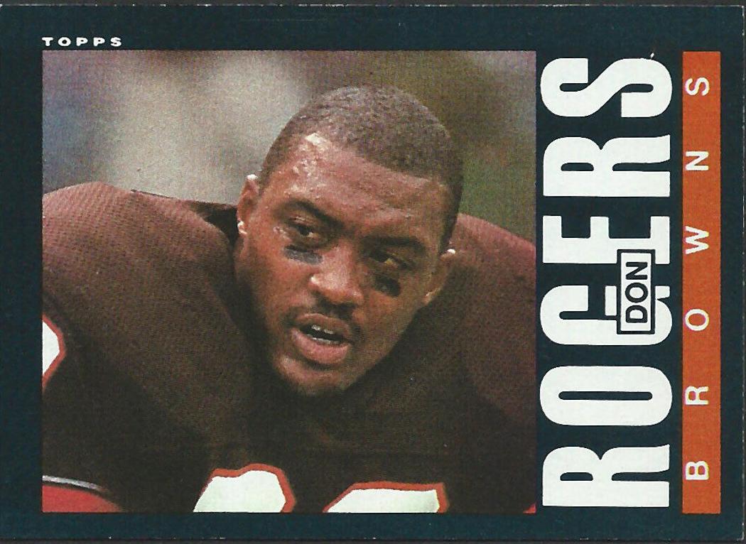 1985 Topps Football Don Rogers #234
