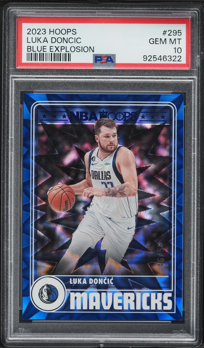 2023 Panini Hoops Basketball Blue Explosion Luka Doncic #295
