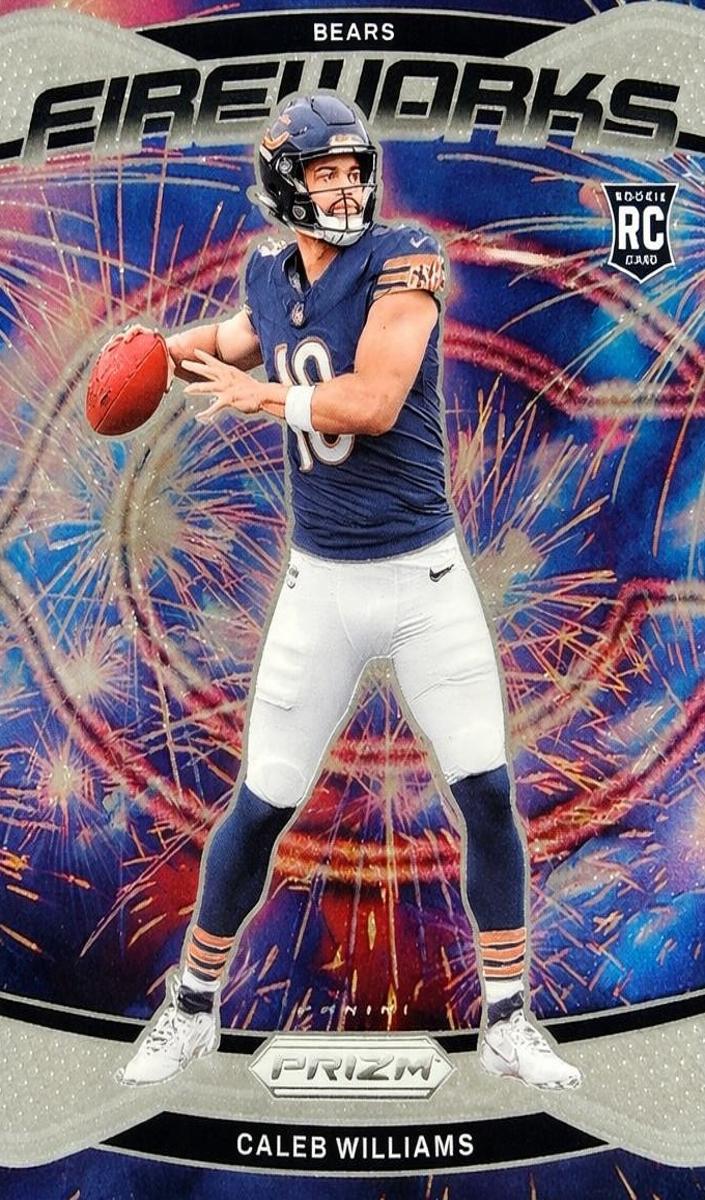 2024 Panini Prizm Football Silver Caleb Williams #25