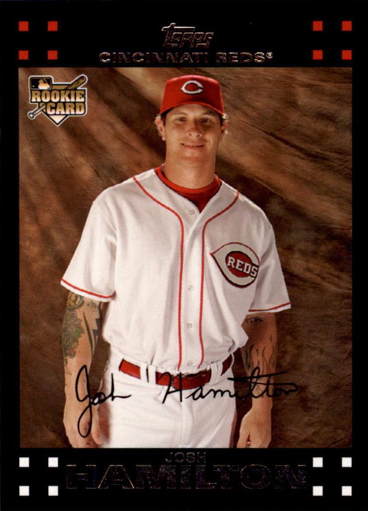 2007 Topps Baseball Josh Hamilton #625 PSA 8