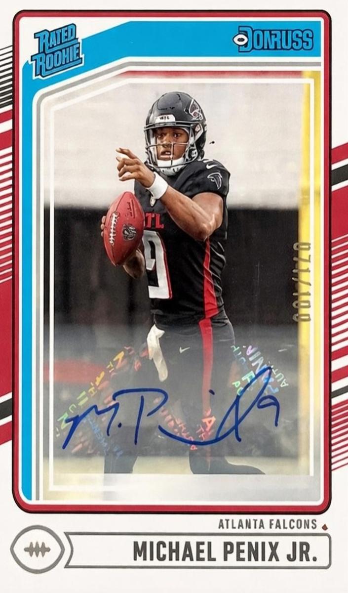 2024 Panini Donruss Football Michael Penix Jr. #308 PSA 9