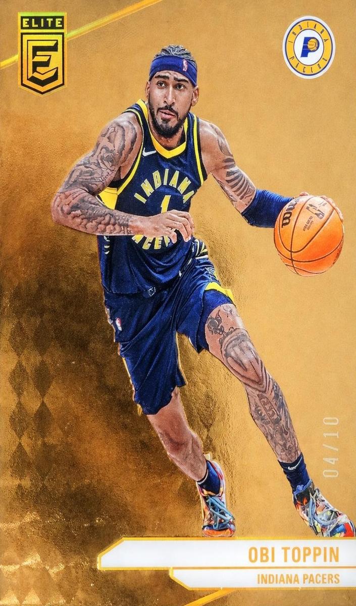2023 Donruss Elite Basketball Gold Obi Toppin #16