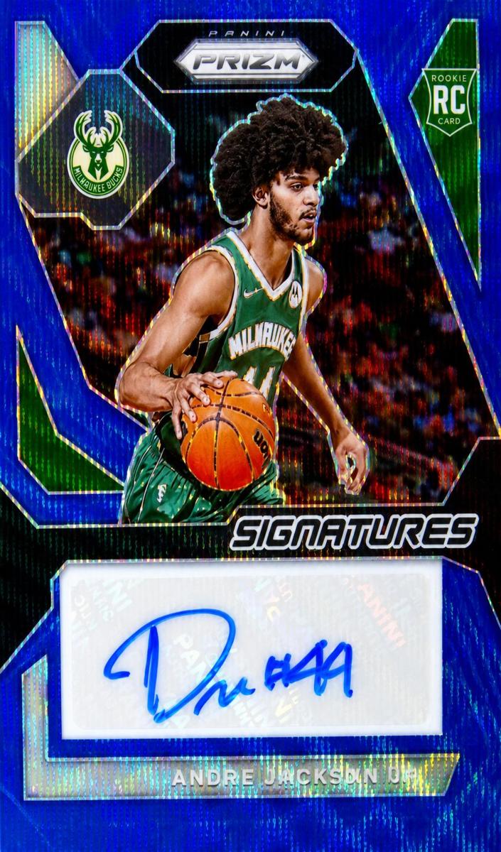 2023 Panini Prizm Basketball Choice Blue Andre Jackson Jr. #RSI-AJJ PSA 9