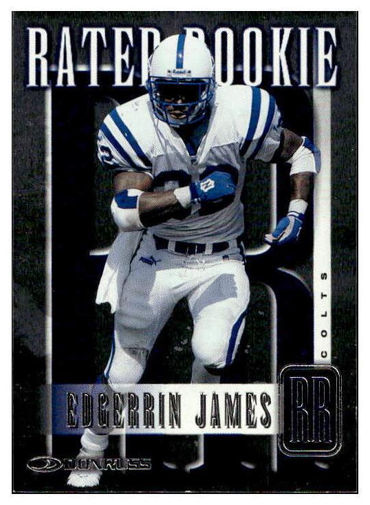 1999 Donruss Football Edgerrin James #RR8 CGC 8