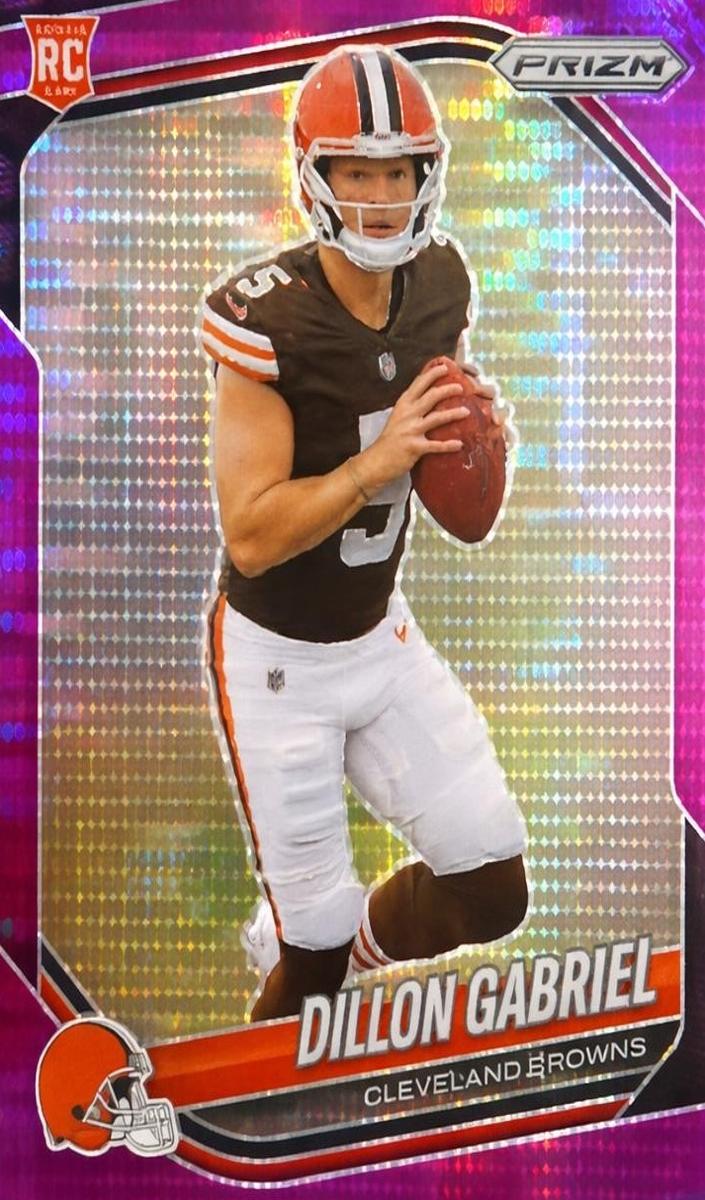2025 Panini Prizm Football Purple Pulsar Dillon Gabriel #372