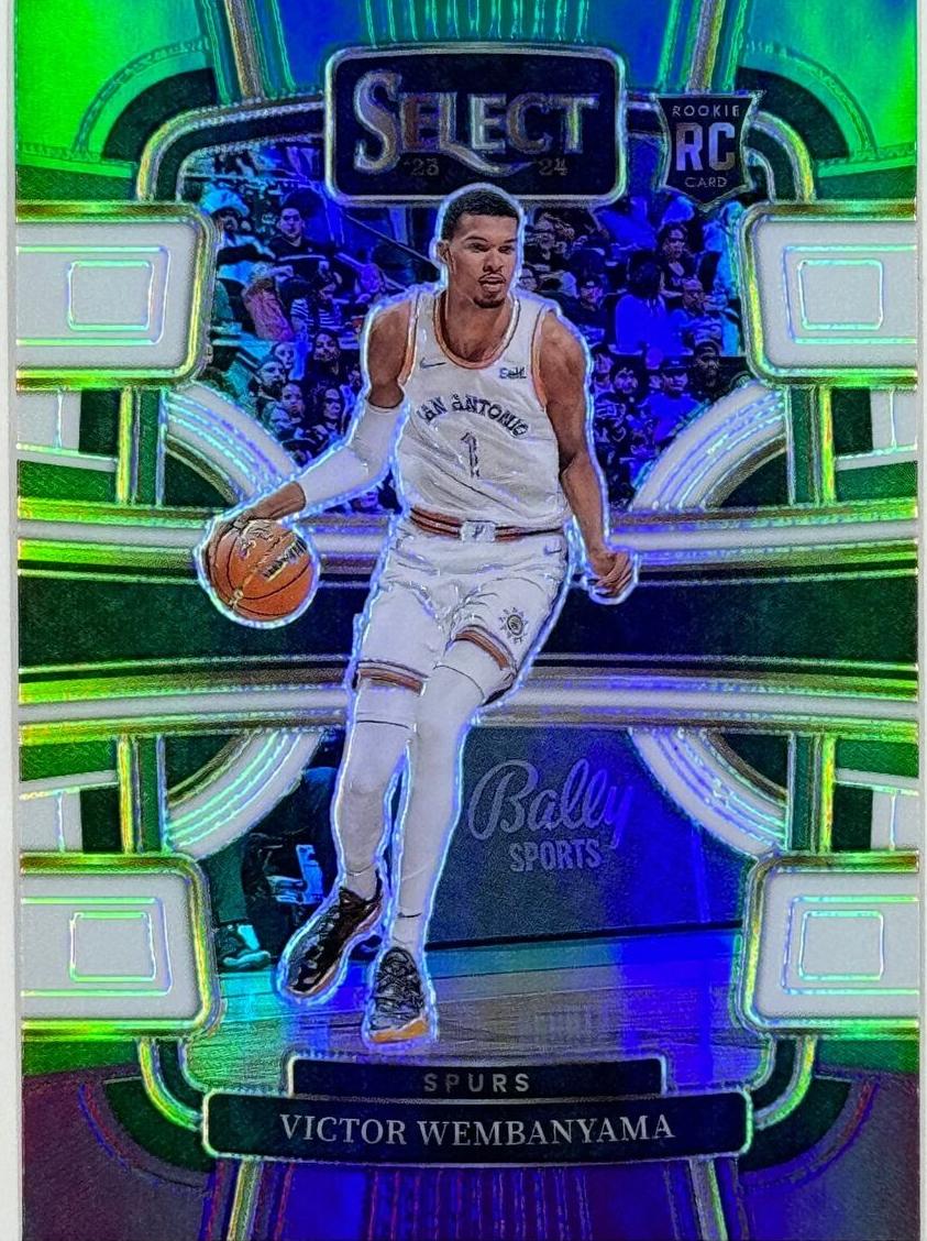 2023 Panini Select Basketball Green White Purple Victor Wembanyama #87