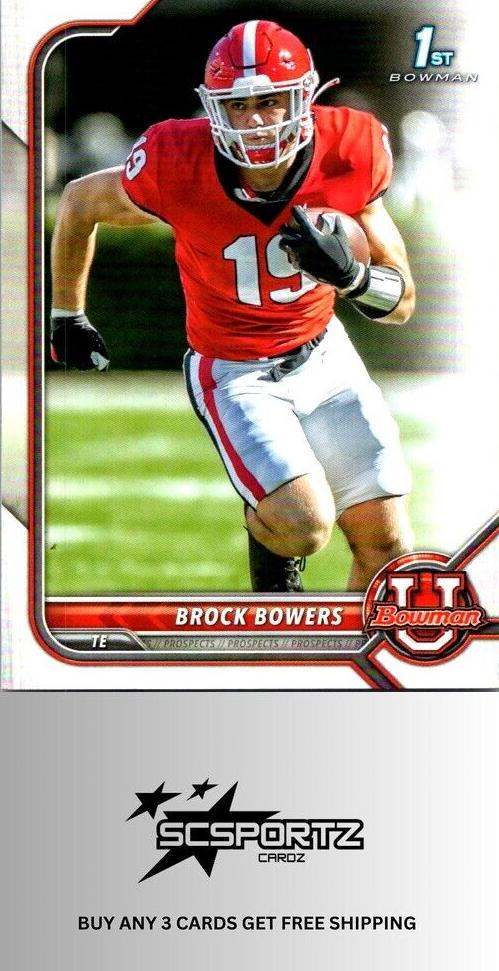 2021 Bowman University Football Brock Bowers #83 PSA 9