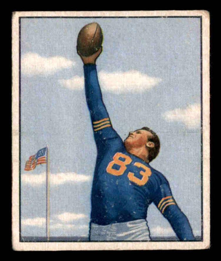 1950 Bowman Football Bill Wightkin #63 PSA 6