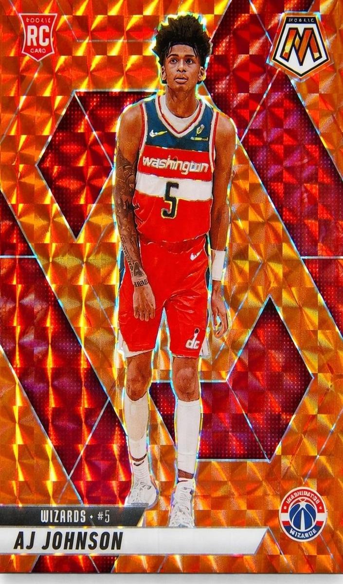 2024 Panini Mosaic Basketball Orange AJ Johnson #215