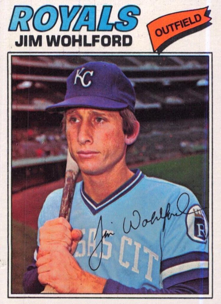 1977 Topps Baseball Jim Wohlford #622 PSA 9