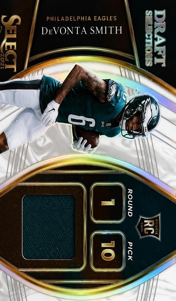 2021 Panini Select Football White Prizm DeVonta Smith #DS-DSM